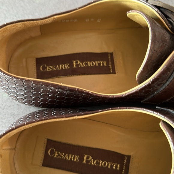 Paciotti brown leather size 8 with bronze clasp size 8 - Picture 4 of 4